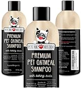 Pet Oatmeal Anti-Itch Shampoo & Conditioner in One! Smelly Puppy Dog & Cat Wash! Relief for Aller...