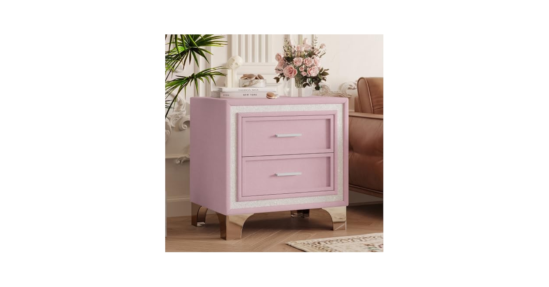 SILVER-ROSE / TWO-NIGHT  デモテープ pink-csc-decor-inc-nightstands