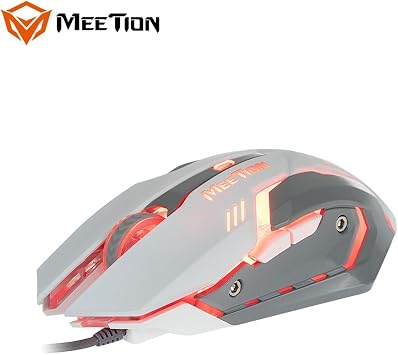 Meetion | M915 | White | Wired Gaming Mouse | RGB Lighting | 2400 DPI