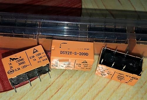 Relé de 8 pines DSY2Y-S-212L 12V para aislamiento y control de circuitos de 2A