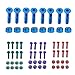 Skateboard Truck Hardware Set, Blue