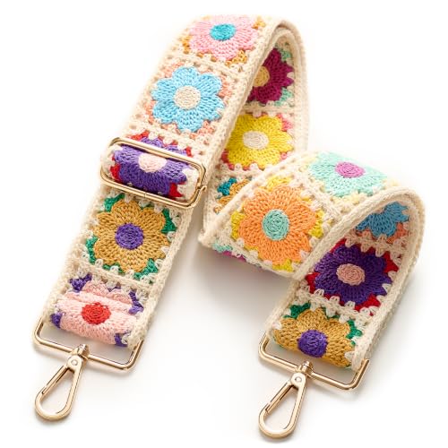 Image of chushui Knit Purse Strap,Replacement Crossbody Wide Adjustable Shoulder Strap for Bag Handbag