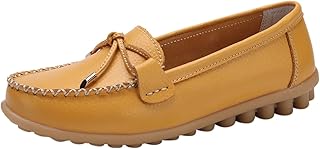 Alpargatas Mujer Boda Fashion Womens Breathable Lace Up Shoes Flats Casual Shoes Zapato Invierno Hombre (Yellow, 40)