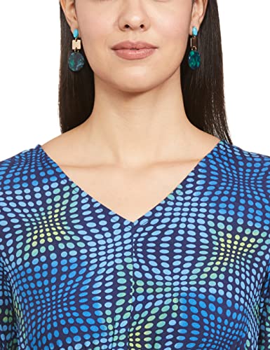 Image of Max Women Floral Printed V Neck A-Line Midi Dress