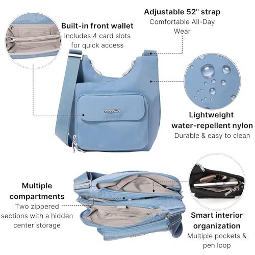 Image of Baggallini Women Criss Cross Crossbody Bag