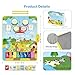 Foki Piano Mats, 3-in-1 Animal Musical Play Mat with Piano & Drum for Montessori Sensory Early Educational Musical Learning Toys, Ideal Birthday Toy for Baby Girls, Boys, Toddlers, Ages 1-5 Years Old
