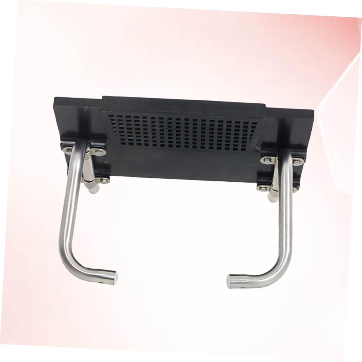 Yardwe Support de Moteur pour Kayak Gonflable en Métal Noir, Montage Marin | Kit Léger et Portable, Fixation Horizontale ou Verticale, pour Pêche en Mer, Bateau Pneumatique et Canoë