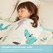 Hiseeme Weighted Blanket for (7lbs, 41''x60'', Single Size) Small Pockets - Breathable Cotton with Glass Beads (Dinosaur)
