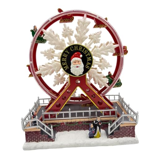 Milageto Riesenrad-Figur, Tischdekoration, Weihnachtsdekoration,...