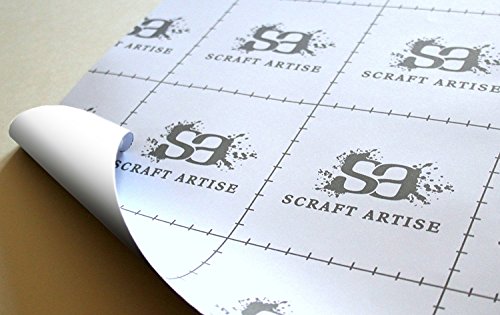 12X12 Permanent Vinyl, 10 Pack White Outdoor Adhesive Backed Craft Sheets In Matte Finish Compatible With Silhouette And Cricut To Make Monograms Stickers Decals And Signs By Scraft Artise #TOP3