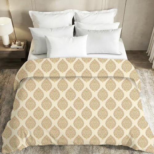 Image of MYTRIDENT Soft Comfort Comforter, 100% Cotton 200 GSM Comforter, King Size Comforter - Soft Paisley