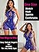Avidlove Sexy Fishnet Lingerie for Women Halter Fishnet Bodysuit Sparkle Rhinestone Cut Out Romper Blue