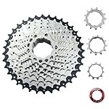 mtb speed vulkane Compatibilità: Sram e Shimano 9/10/11 Speed System. Uso consigliato: ciclismo da corsa (25T-28T e 32T), mountain bike (36T-40T-42T-46T-50T), LanXuanr si impegna per grandi parti di biciclette affortable per migliorare le vostre prestazioni ed esperienza
