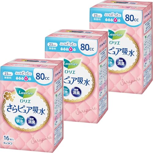 ロリエ さらピュア ふんわりタイプ 80cc 16コ入 まとめ買いセット YOLOGYA (3個セット)