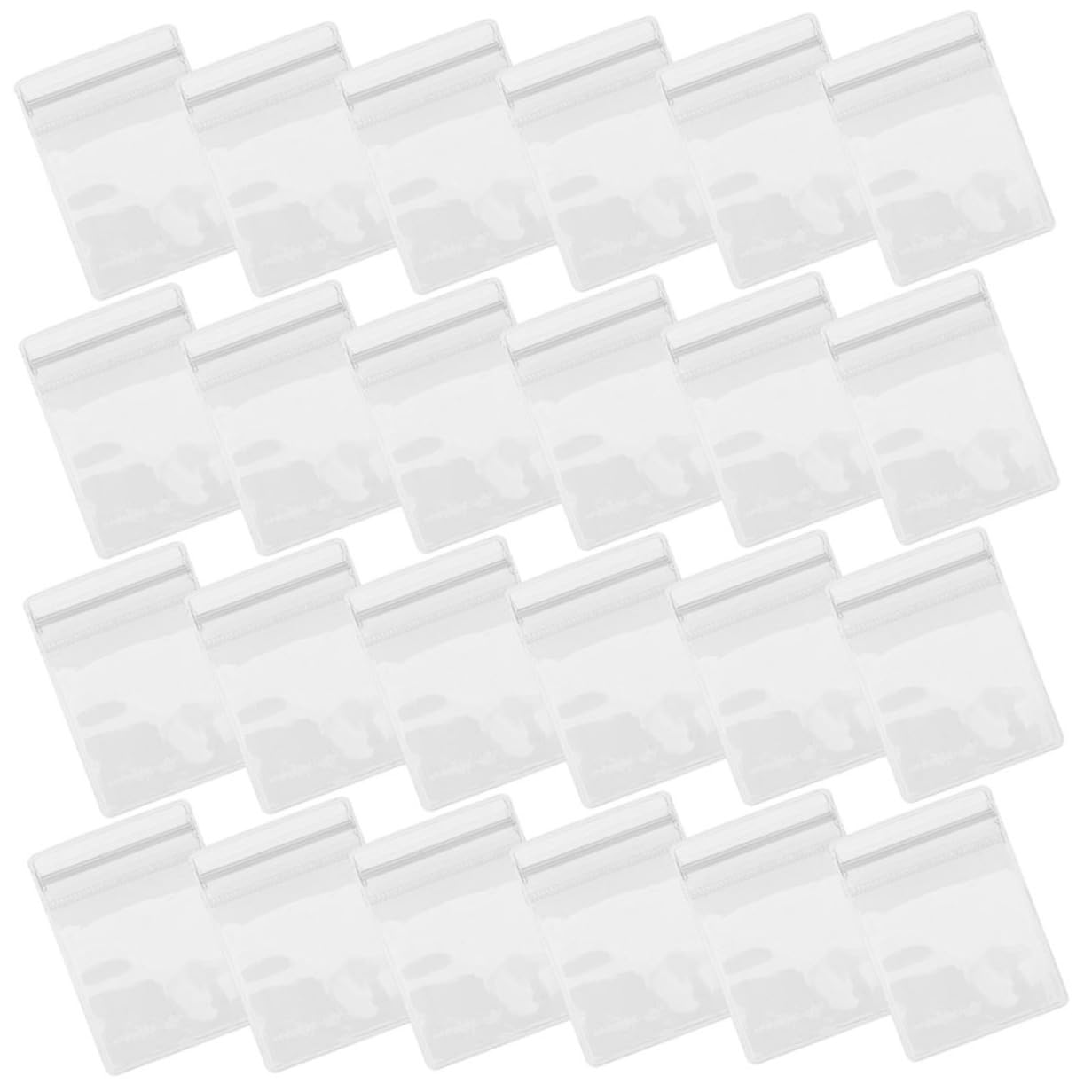 Amosfun 7 Set Sacchetti Trasparenti Richiudibili Pvc Per Gioielli Buste Compatte E Leggere Per Conservazione Collane Orecchini Bracciali Organizzatore Portagioie Da Viaggio 100 Pezzi*7