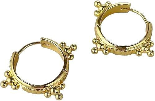 Miniatura 2 de Pendientes Vintage Piercing Earrings For Women 18 Gold Plated Earings Jewelry SSS-1015-EN-121