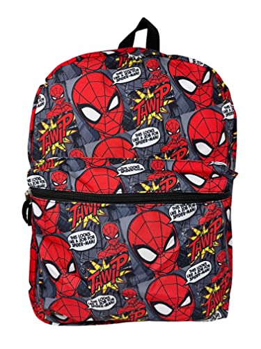 Fast Forward Mochila grande com estampa do Homem-Aranha 40,6 cm - VERP