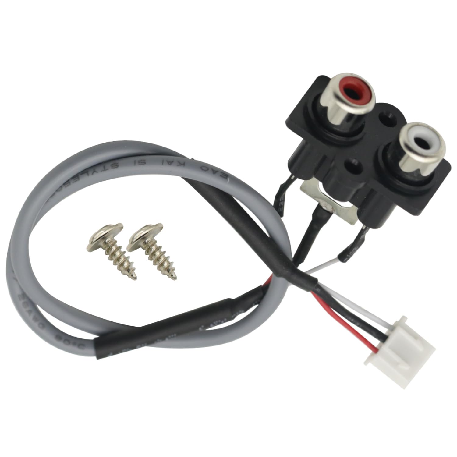 Snapklik.com : 2PCS Audio Signal Cable 2 RCA To XH2.54MM-3PIN Audio ...