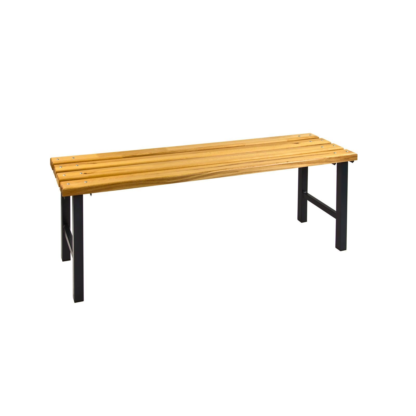 Banc 2000 mm avec grille à chaussures L 2000 x l 400 x H 420 mm
