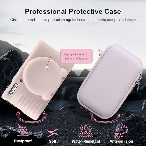 Funda rígida y cubierta silicona para Canon PowerShot SX740 miniatura 6