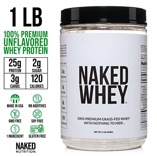 Grass Fed Protein Bundle: 1LB Unflavored Naked Casein and 1LB Unflavored Naked Whey - Image 6