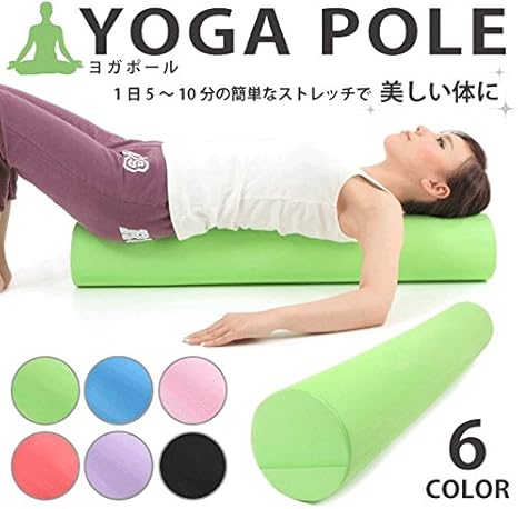 Amazon Dabada ダバダ ヨガポール 91cm エクササイズ ストレッチ 体幹トレーニング 筋膜リリース ロング ピンク Dabada ダバダ フォームローラー