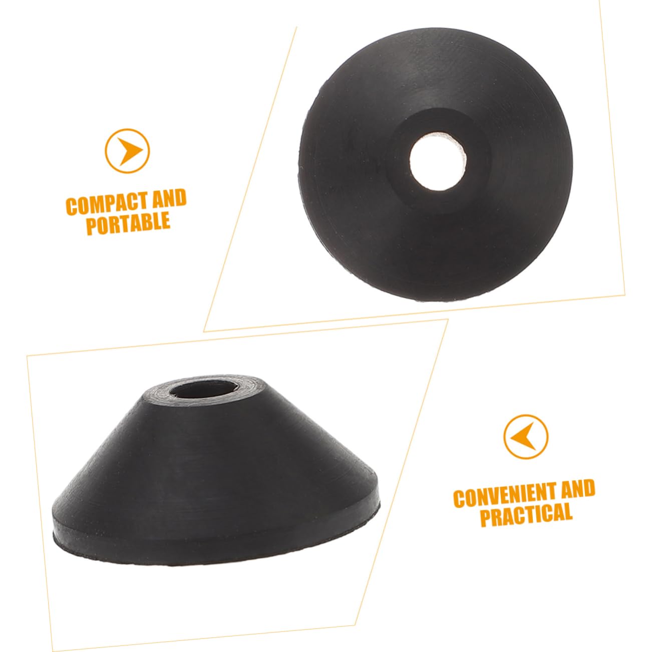 jojofuny 150pièces Rondelles Caoutchouc Coniques Pour Vis De Réservoir Toilettes Étanches Faciles à Installer Idéales Pour Réparation De Chasses Eau Et Robinetterie