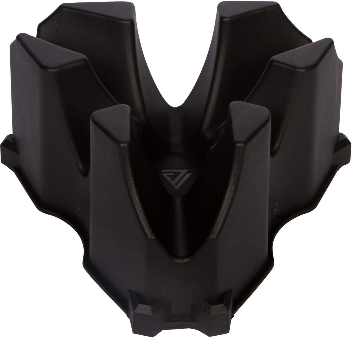 KOM Cycling 2020 Indoor Trainer Front Wheel Riser Block - 3 Different Heights Creating The Perfect Block for All Trainers Including Cyclops, Wahoo, and Kinetic (Black)