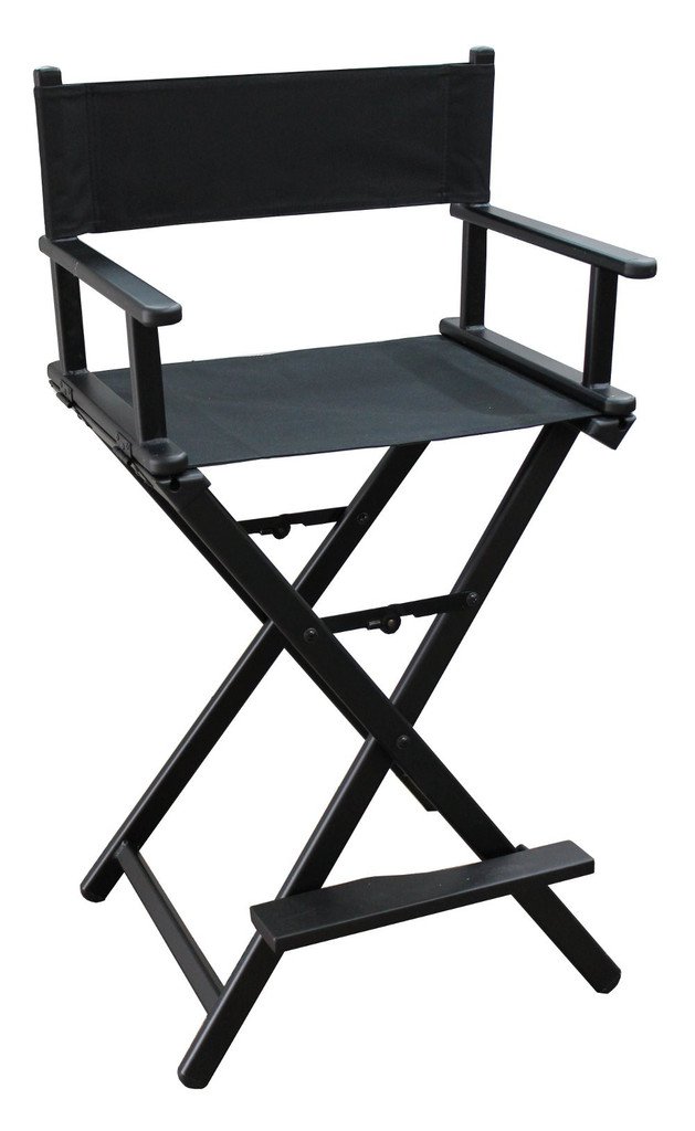 Deva - Silla de aluminio plegable para maquillaje
