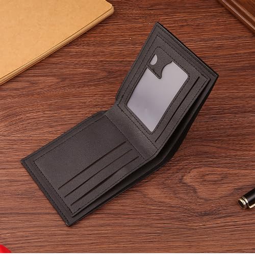 Image of Slim Wallet for Men with Coin Purse, Minimalist Wallet with Zipper, Bifold Mens Wallets with Credit Card Holder, PU Leather Men's Wallet with Money Clip, Carteras Para Hombres (Coffee L)