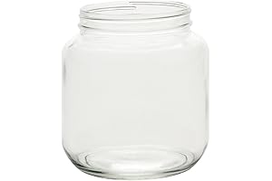 North Mountain Supply 1/2 Gallon Glass Jar with Lid