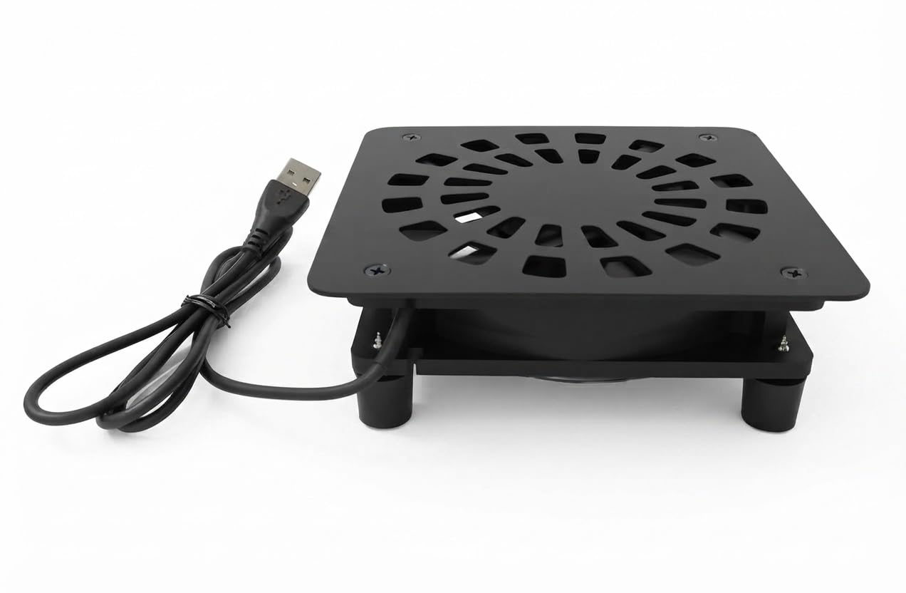 Fourdot Coolings 5inch USB Router Cooling Fan 120mm 2000RPM Cooling Module with Flate Plate-image-17