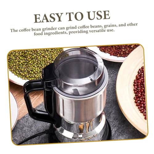 Moulin électrique compact pour café et céréales avec broyage fin à la maison