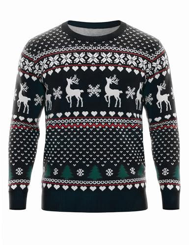 Bresdk Weihnachtspullover Herren Weihnachtspulli Hässlich Ugly...