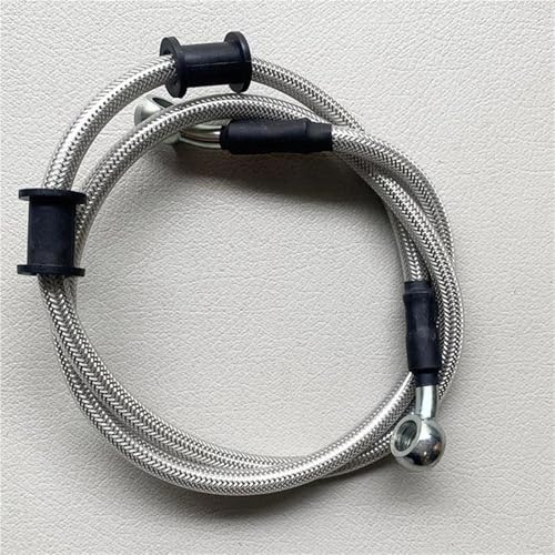Flexible frein hydraulique moto avec raccord banjo 28 degrés de longueur 150cm