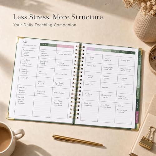 Image of Aesthetic Teacher Planner For The 2026-2027 Academic School Year