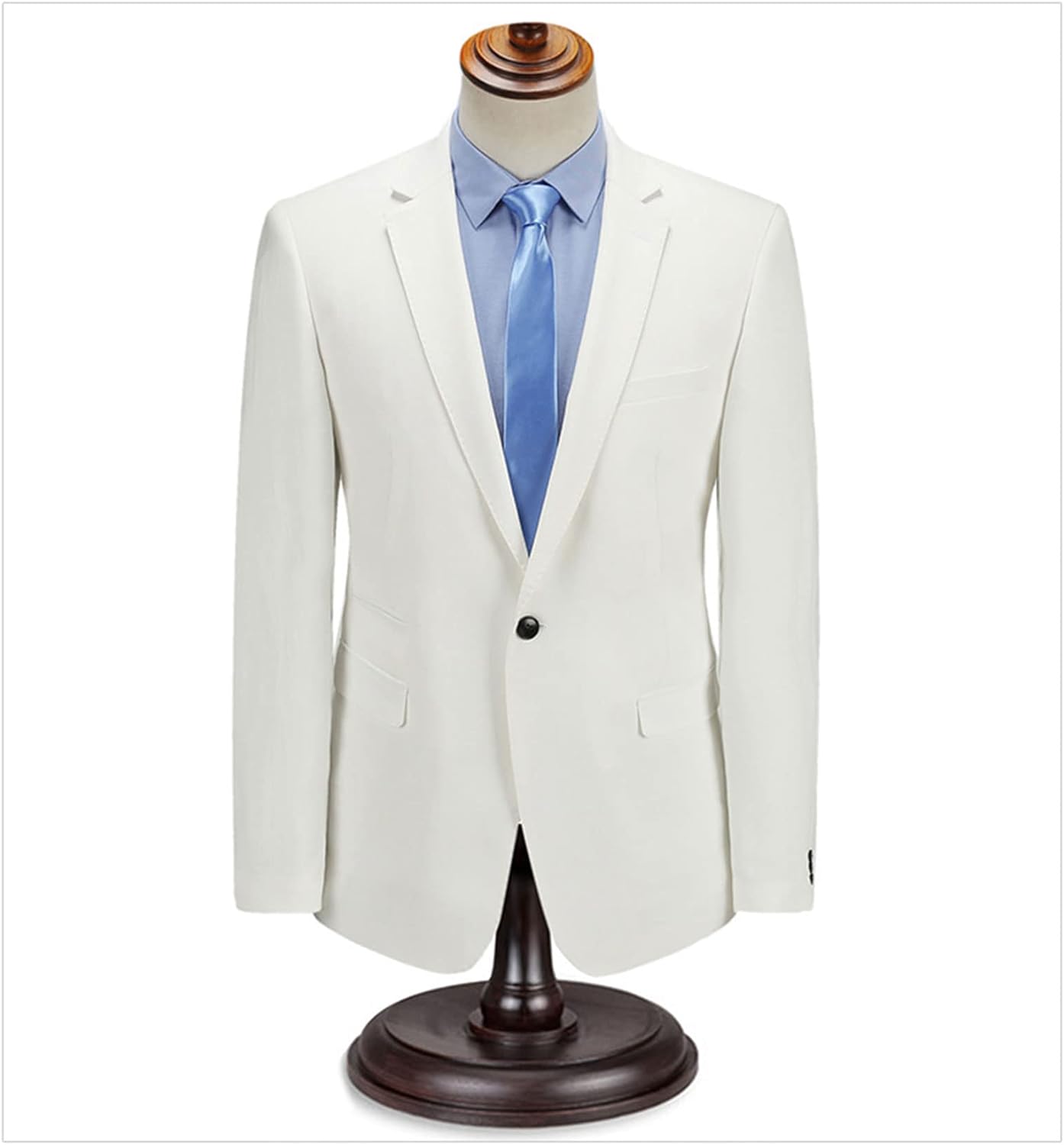 サルヴァトーレフェラガモ ホワイト 素敵なコットンスーツ 38サイズ