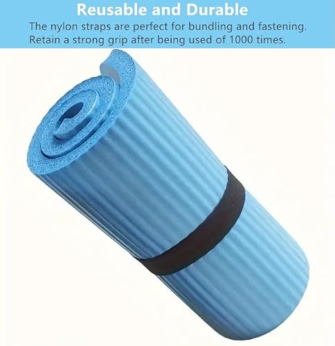 3/4 in x 16 ft Double Sided Hook and Loop Straps Self-Gripping Straps Double-Sided Strips Reusable Cable Ties Multi-Purpose Wrap Fasteners for Bundling Fastening Storage and Organization