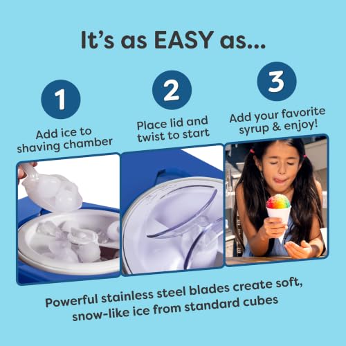 Image of Nostalgia Snow Cone Machine - Retro Table-Top 8 Oz Snow Cone Maker