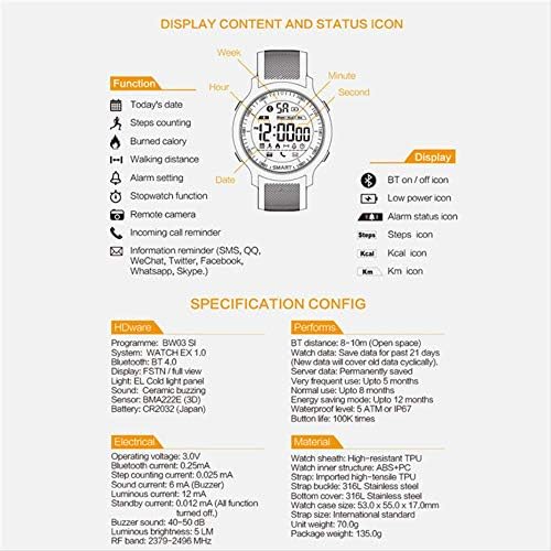 Steel Dive Smart Watch Men Women Ip68 Reloj Inteligent Smartwatch for  Android iOS Montre Connect Orange : Amazon.co.uk: Electronics \u0026 Photo