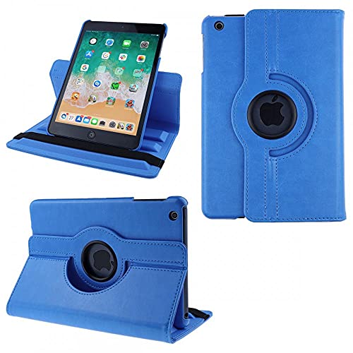 2.0 Custodia per Apple iPad mini 3 SMART 360° GRADI DI ROTAZIONE COVER SUPPORTO PROTEZIONE CASE Auto azzurro