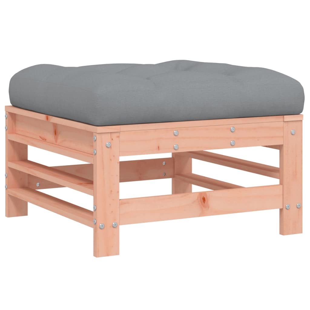Gartensofa-Set, 3-teilig, aus Tanne Douglas | Robuste und stabile Struktur, dicke Kissen, modulares Design, max. 110 kg pro Sitz