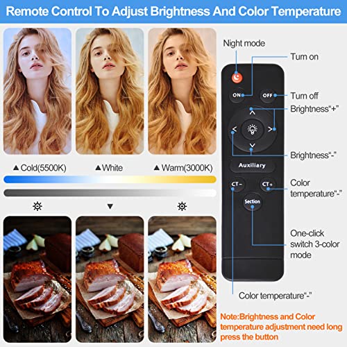 Emart Softbox Lighting Kit,16"X16" Soft Box And 3 Colors Temperature 3000-5500K 85W Led Light Kit With Remote,Professional Softbox Photography Light Kit For Portrait,Video Recording, Filming(1Pack) #TOP3