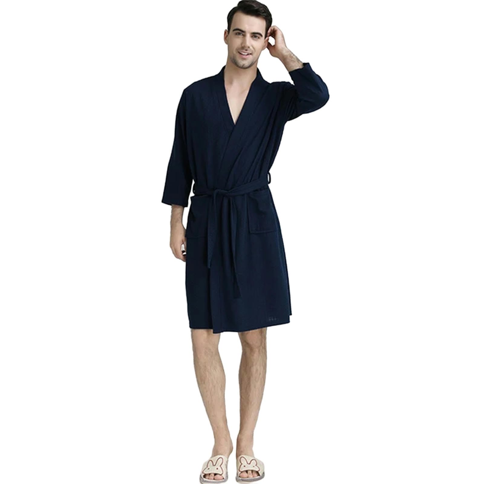 MdybF Vestaglia Uomini Plus Size Suck Sweat Asciugamano Abiti Da Bagno Donne Accappatoio Damigella D'Onore Abito Da Notte