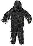 MFH Ghillie Jackal Suit 3D Body System Woodland M/L
