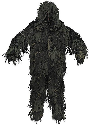 MFH Ghillie Jackal Suit 3D Body System Woodland XL/XXL
