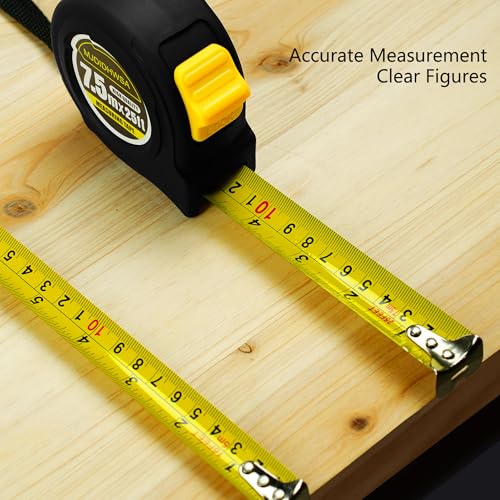 Cinta Métrica Retráctil 7.5m / 25ft Acero Inoxidable miniatura 3