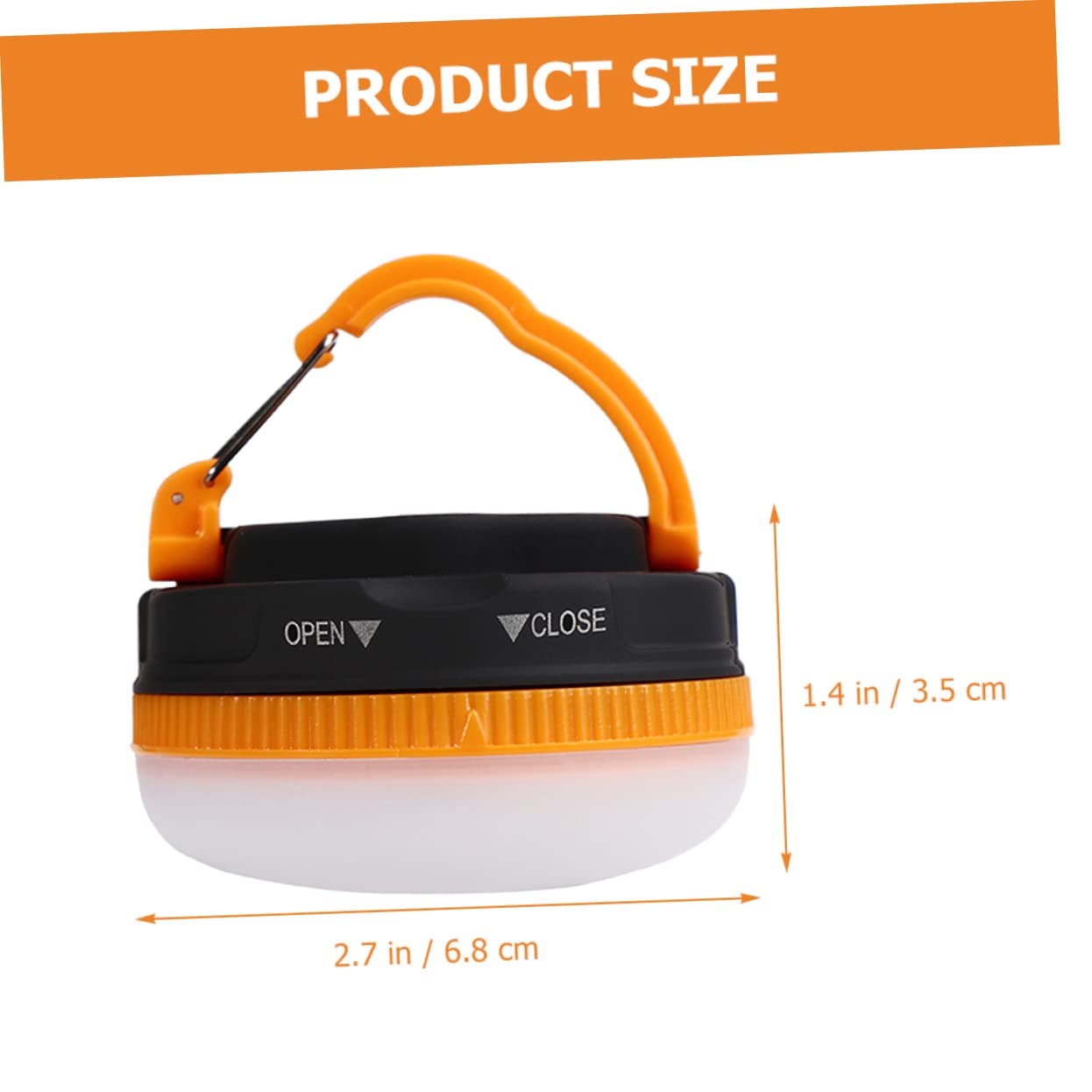 HOLIDYOYO LED Camping Light Portable Outdoor Hanging Tent Light for Hiking Emergency Use Compact Durable Design for Backpacking Fishing and Outdoor Activities