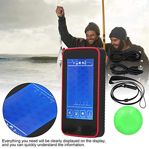 Detector ecológico, localizador de peixes, portátil para pesca em barco, pesca no mar curto