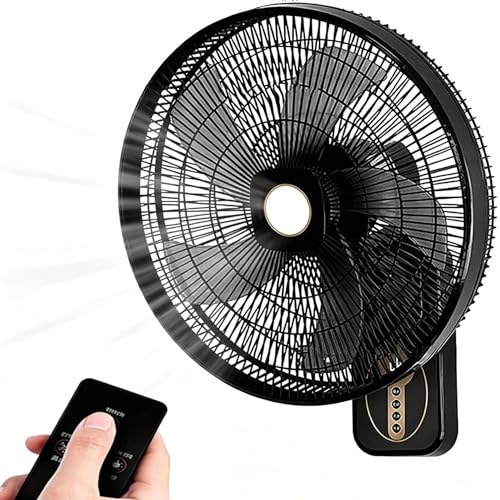 Ventilateur mural 16 pouces oscillant avec télécommande et minuterie